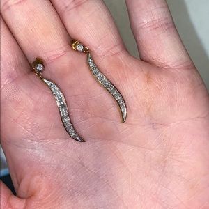 Long Diamond earrings